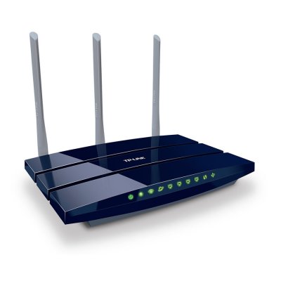    TP-LINK (TL-WR1045ND) Wireless N Gigabit Router (4UTP 10/100/1000Mbps, 1WAN, 802.11b/g/n, 450