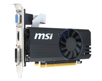   MSI N640-1GD5/LP  PCI-E GeForce GT 640 Low Profile 1GB GDDR3 64bit 28nm 1045/5010MHz DVI(H