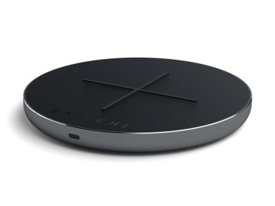     Satechi Aluminum Type-C PD&QC Wireless Charger Space Gray ST-IWCBM