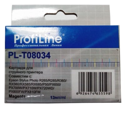    ProfiLine PL-08034  Epson StylusPhoto P50/PX660/PX720WD/PX820WD Magenta