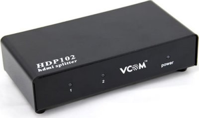   VCOM HDMI Spliitter 1=)2 3D Full-HD 1.4v,  HDP102 (VDS8040D)
