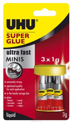    UHU "Super Glue", 3   1 