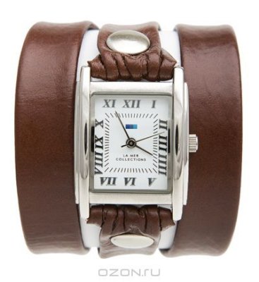      La Mer Collections "Simple Brown Silver". LMSTW1004