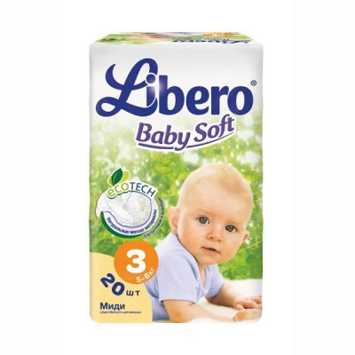    Libero () Baby Soft EcoTech, 5-8 , 20 