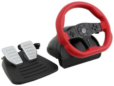     SONY PS3 Speed-Link SL-4494-SRD Carbon GT Racing Wheel