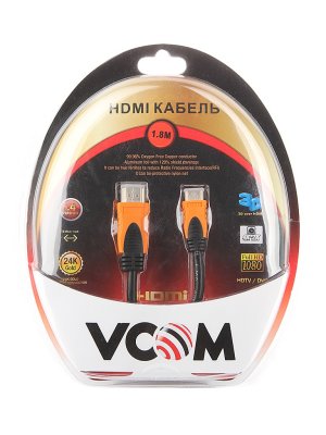     VCOM HDMI 19M to Mini HDMI 1.8m VHD7004OD-1.8MB