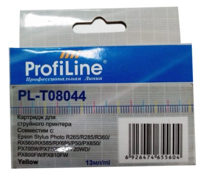    ProfiLine PL-08044  Epson StylusPhoto P50/PX660/PX720WD/PX820WD Yellow