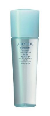   - Shiseido Pureness Refreshing Cleansing Water Oil-free Alcohol-free, 150 