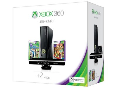     Microsoft Xbox 360E 4  Kinect + 2  