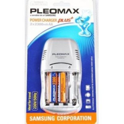     AA/AAA Samsung Pleomax 1016 Power Chager Plus +  HR6 AA 2300mA  2 