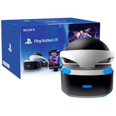      Sony PlayStation VR CUH-ZVR1 +  v2 + VR Worlds  PlayStation 4
