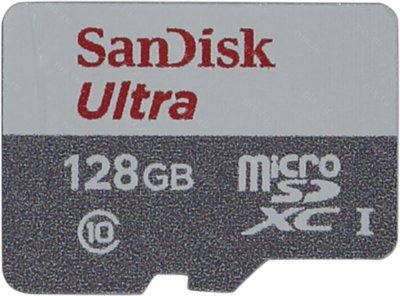     SanDisk Mobile Ultra (SDSDQUAN-128G-G4A) microSDXC Memory Card 128Gb Class10 UHS-I U1+m