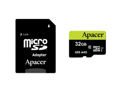     32Gb - Apacer - Micro Secure Digital HC Class 10 AP32GMCSH10U3-R    SD