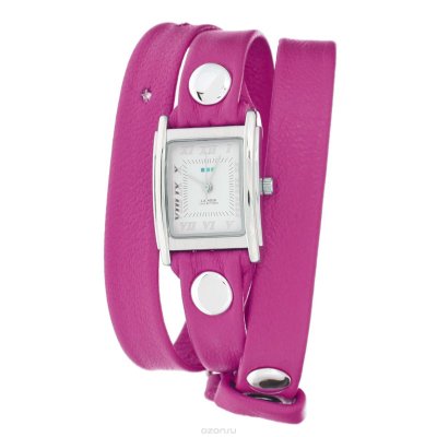      La Mer Collections "Simple Hot Pink Patent/Silver". LMSTW1001x