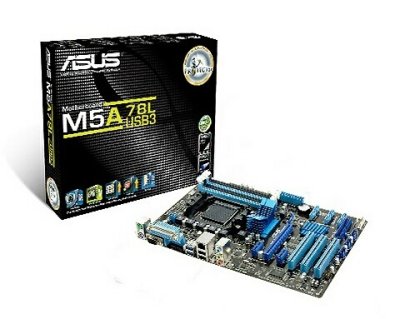   ASUS M5A78L-M/USB3   (AM3+,AMD 760G,4*DDR3(2000),PCI-E,HD3000,mATX,GLan,6*SATA Raid