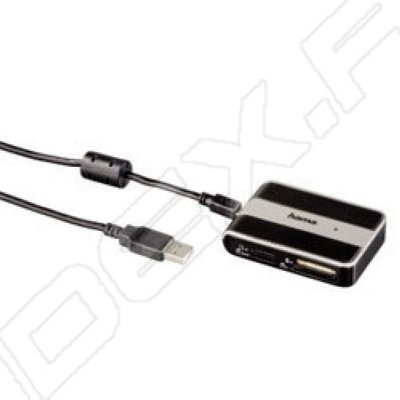    USB 2.0 HAMA H-39688 3 ports Silver-Black + 