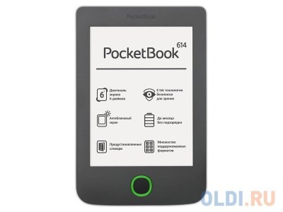     PocketBook 614 Limited Edition 6" E-Ink Pearl 800x600/1000Mhz/256Mb/4Gb 