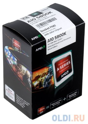    AMD A10 5800-K BOX (SocketFM2) (AD580KWOHJBOX)