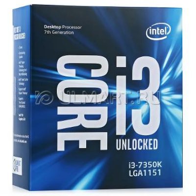    Intel Core i3-7350K Kaby Lake (4200MHz, LGA1151, L3 4096Kb) BOX