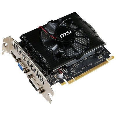    MSI GeForce GT 730 700Mhz PCI-E 2.0 2048Mb 1800Mhz 128 bit DVI HDMI HDCP N730-2GD3V2