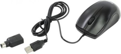     SVEN Optical Mouse (RX-150 Black) (RTL) USB&PS/2 3btn+Roll