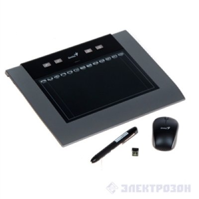     Genius MousePen M508WX (5" x 8", 5120 lpi, 2048 , USB, Wireless)+Cordless