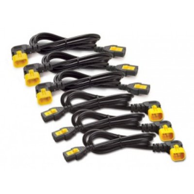    APC AP8716S Power Cord Kit (6 pack), Locking, IEC 320 C19 to IEC 320 C20, 16A, 208/230V, 1,8m