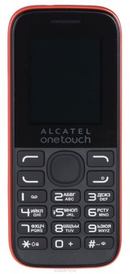     Alcatel OT-1052D Dual Sim, Black Deep Red