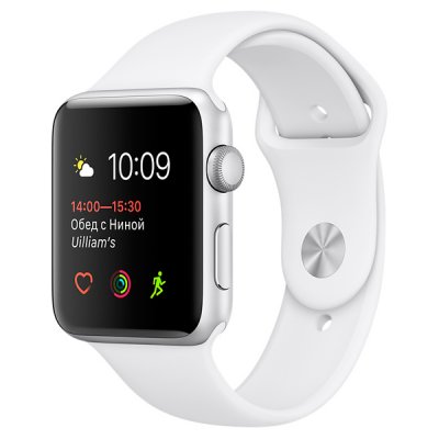   - Apple Watch S2 Sport 42mm Silver Al/White (MNPJ2RU/A)