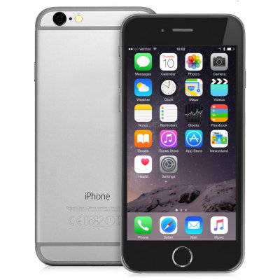    Apple iPhone 6 (MG472RU/A 16Gb Space Gray) (A8, 4.7" 1334x750 Retina, 4G+BT+WiFi+GPS/,