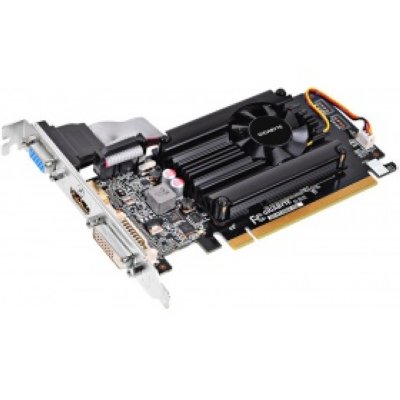    Gigabyte PCI-E nVidia GV-N720D3-1GL GeForce GT 720 1024Mb 64bit DDR3 797, 1800 DVIx1, HDM