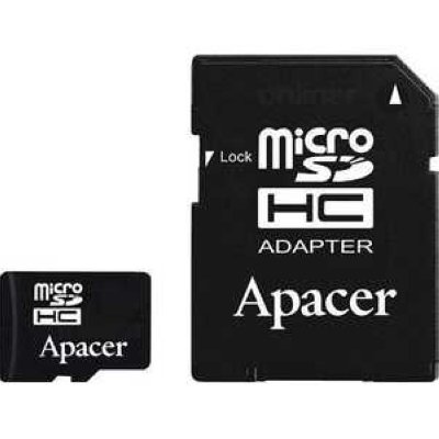   (AP8GMCSH10-R)   Apacer,  microSDHC, 8 , class 10, (  )