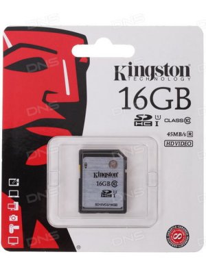     Micro SDHC 16GB Kingston Class10   (SDC10/16GBSP)
