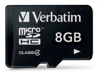     microSD 8GB Verbatim microSDHC Class 4