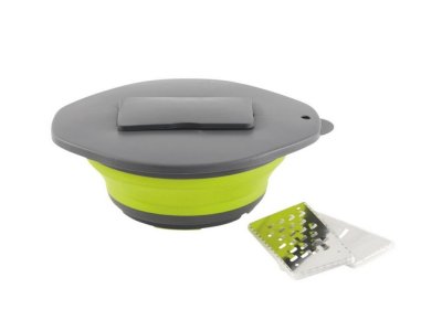    Outwell Collaps Bowl & lid w/grater Green 650347    