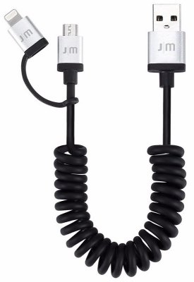     Just Mobile USB - Micro USB + Lightning DC-189