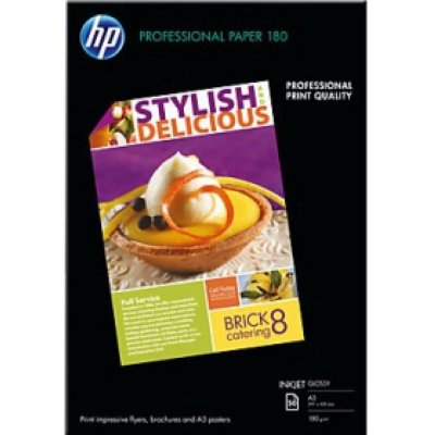    C6821A HP Superior Inkjet Paper 180 Glossy-180 g/m2, A3/297 x 420 mm/50 sht