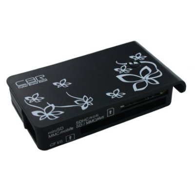    CBR (CR 444) USB2.0 CF/MD/MMC/SDHC/microSDHC/xD/MS(/Pro/M2) Card Reader/Writer