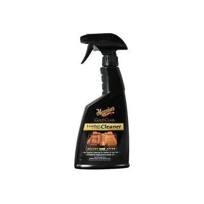      Meguiar Gold Class Leather and Vinyl Cleaner.