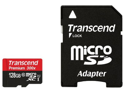     128Gb - Transcend - Micro Secure Digital XC Class 10 UHS-I TS128GUSDU1   