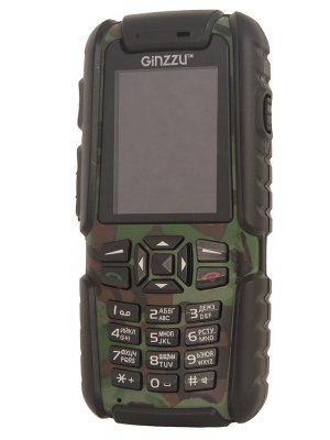    - Ginzzu R6 Ultimate Military Green  IP67 /2Mpix/GPS/FM// 4