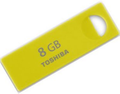    8GB USB Drive (USB 2.0) Toshiba TransMemory Enshu yellow (THNU08ENSYEL(6)