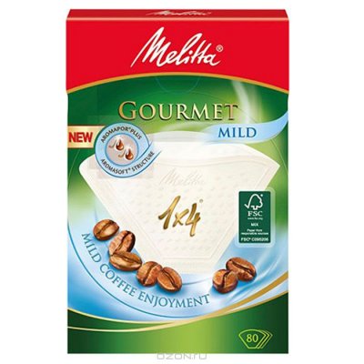     Melitta 208845 Gourmet Mild,    , , 1x4, 80 