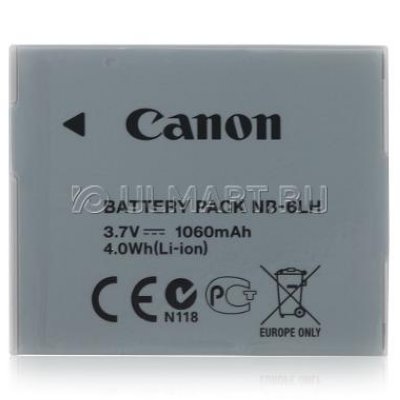    Canon NB-6LH  Canon D30/ PowerShot S120/ SX170 IS/SX510 HS/SX520 HS/SX600 HS/SX700 HS