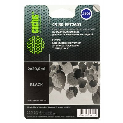   Cactus CS-RK-EPT2601, Black      Epson Home XP-600 (2  30 )