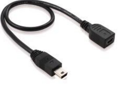    GREENCONNECT GC-M5M2F1-0.1m USB 2.0 Premium mini 5pin USB / AF mini USB, 28 / 28 AWG