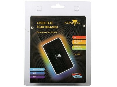    USB 3.0 Konoos UK-30, 5     (SD/MMC/SDHC/MS/M2/XD/TF), 