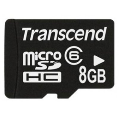     MicroSD 8Gb Transcend (TS8GUSDC6) Class 6 microSDHC