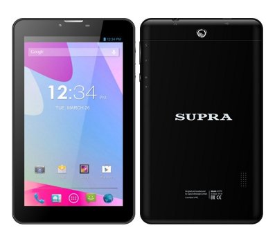    SUPRA M727G (MTK8312 1.3 GHz/512Mb/4Gb/Wi-Fi/3G/Bluetooth/GPS/Cam/7.0/1024x600/Android)