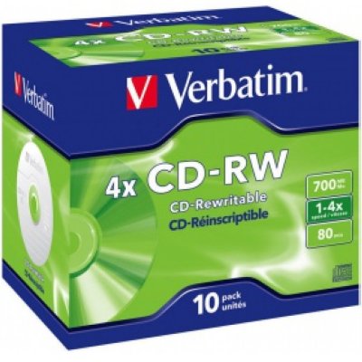    CD-R Verbatim 700Mb 52x DataLife Slim (10 ) (43415)